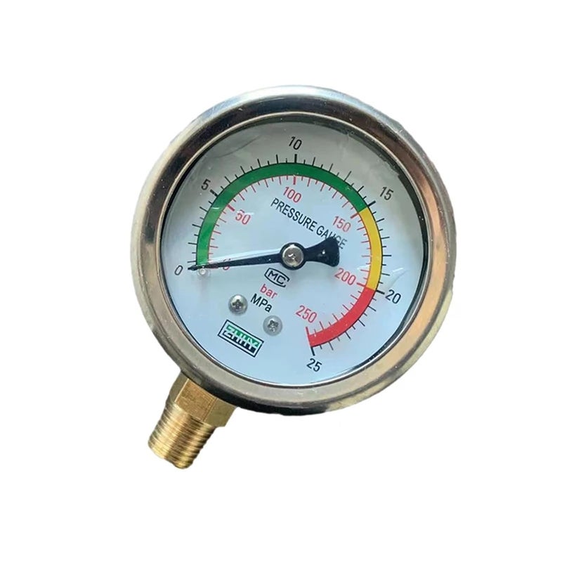 Hydraulic Pressure Gauge 1 4 Inch 63mm Dial Manometer 0 1 6Mpa Shockproof Oil Water - Image 1